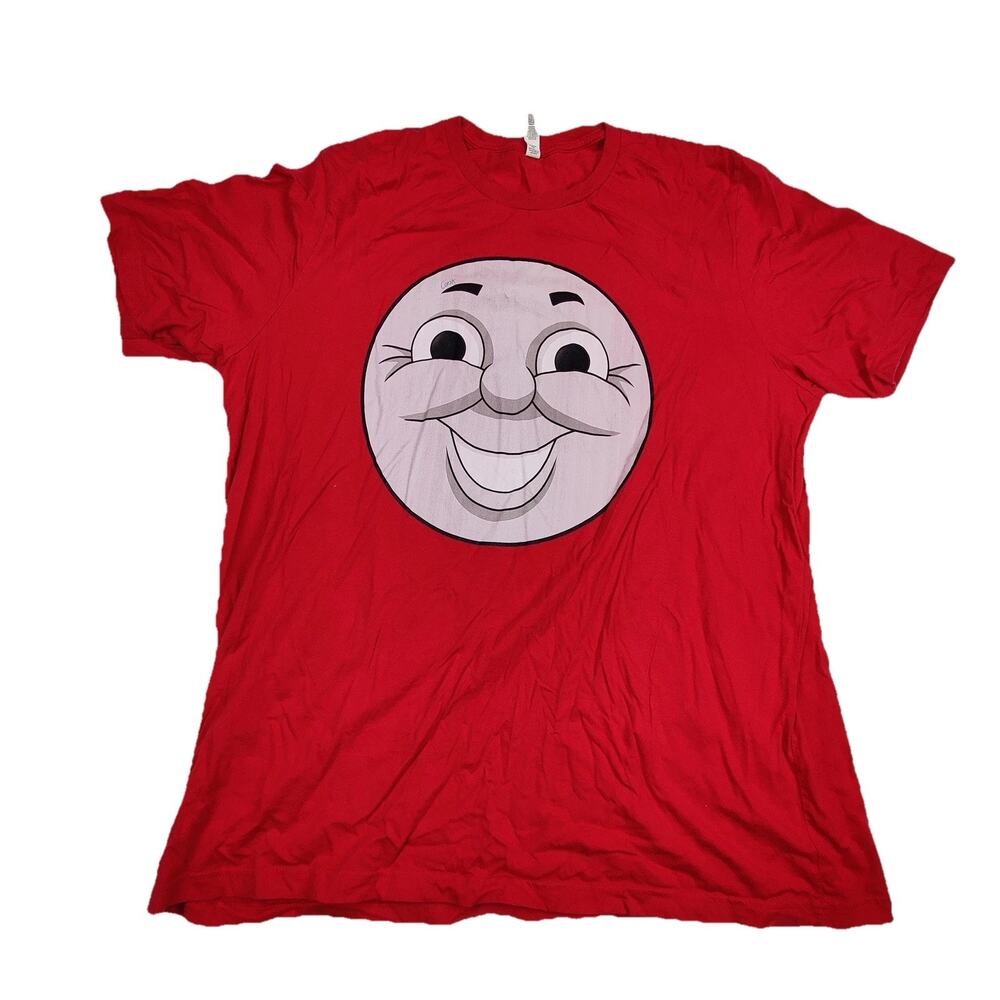 Bella + Canvas Shirt Mens 3XL Red Short Sleeve Crew Neck Cartoon Graphic Tee